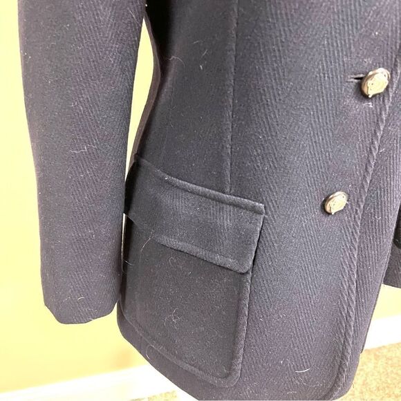Ralph Lauren navy wool jacket , equestrian buttons Sz 6 - Picture 4 of 7